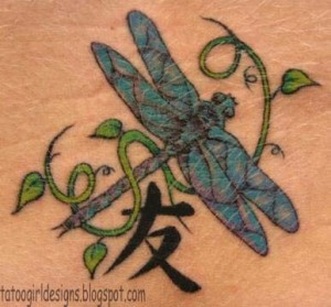dragonfly tattoo symbol