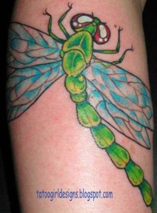hand girl dragonfly tattoo